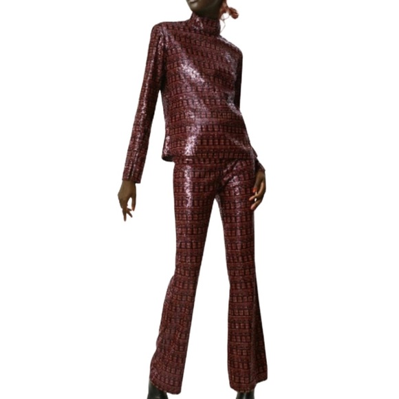 Zara Pants - Zara Sequin Pants NWT